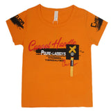 Boys Round Neck Half Sleeves T-Shirt - Mustard, Kids, Boys T-Shirts, Chase Value, Chase Value