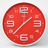 Round Shape Analog Wall Clock 10401 - Red, Home & Lifestyle, Wall Clocks And Alarms, Chase Value, Chase Value
