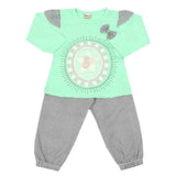 Girls Full Sleeves Suit - Light Green, Girls Suits, Chase Value, Chase Value