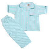 Boys Half Sleeves Sleeping Suits - Cyan, Kids, Boys Sets And Suits, Chase Value, Chase Value