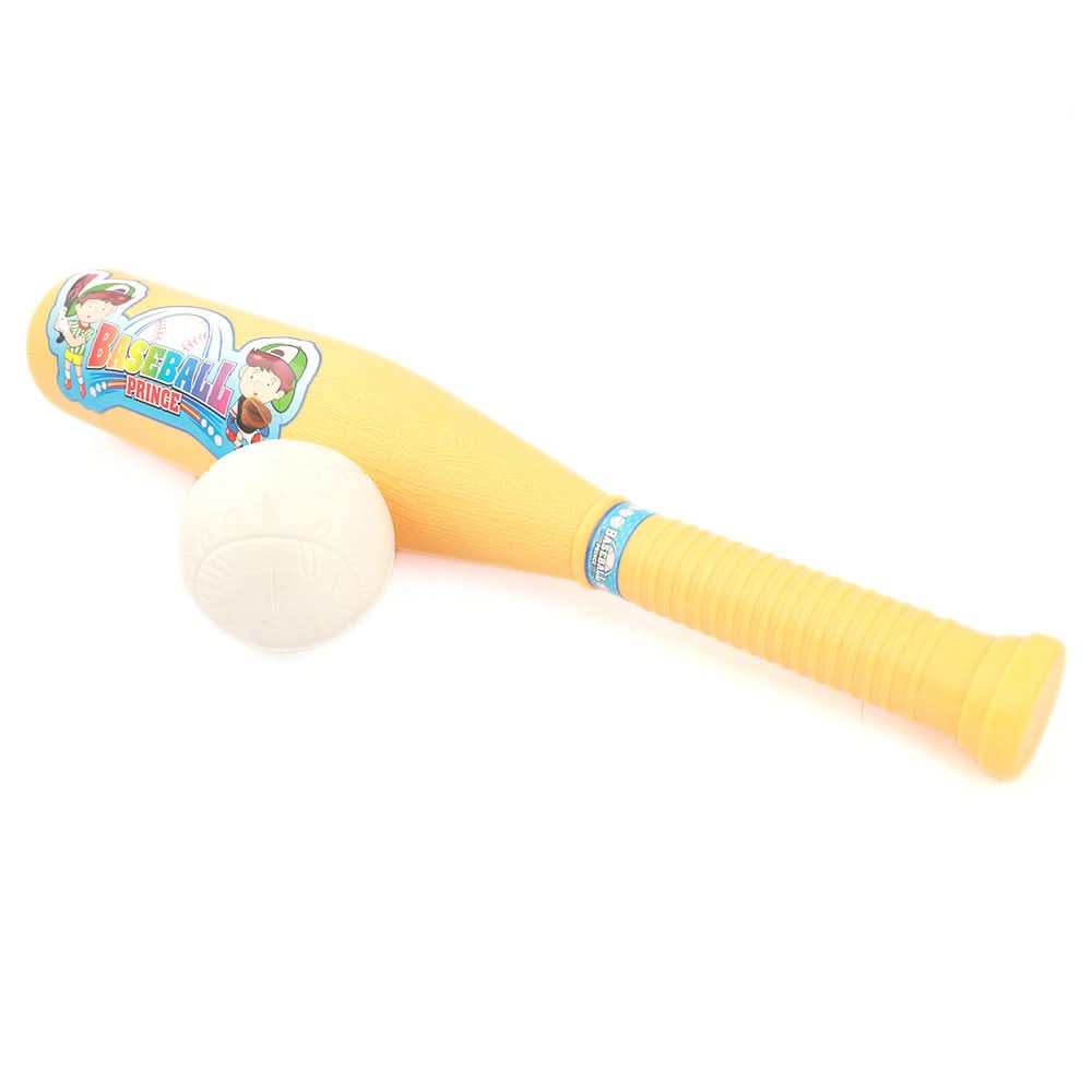 Baseball Stick And Bowl - Yellow, Kids, Sports, Chase Value, Chase Value