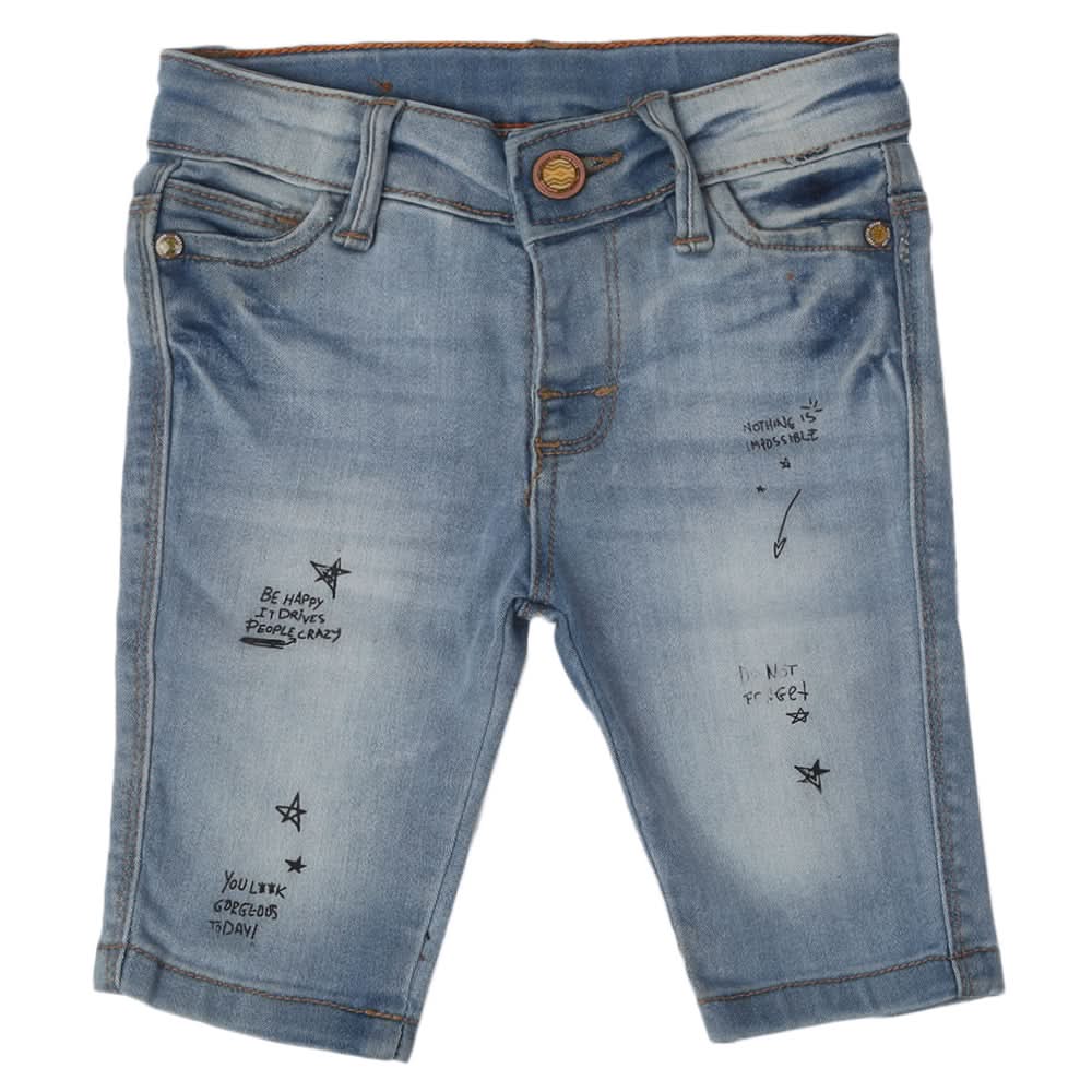 Newborn Boys Denim Pant - Light Blue, Kids, Newborn Boys Shorts And Pants, Chase Value, Chase Value