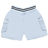 Newborn Boys Cotton Shorts - Light Blue, Kids, Newborn Boys Shorts And Pants, Chase Value, Chase Value