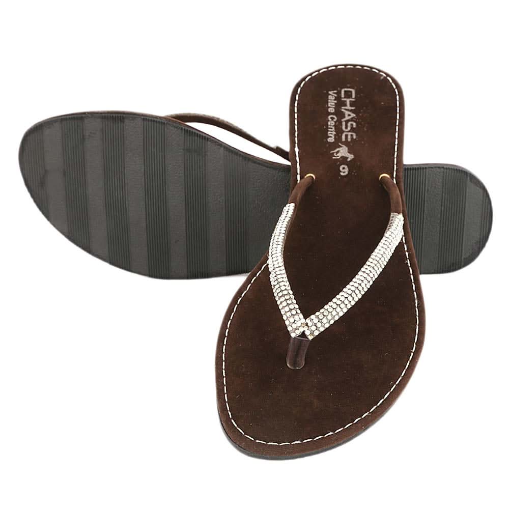 Women's Slipper (KL03) - Brown, Women, Slippers, Chase Value, Chase Value