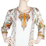 Women's Printed 2 Pcs Stitched Suit - Orange, Women, Shalwar Suits, Chase Value, Chase Value
