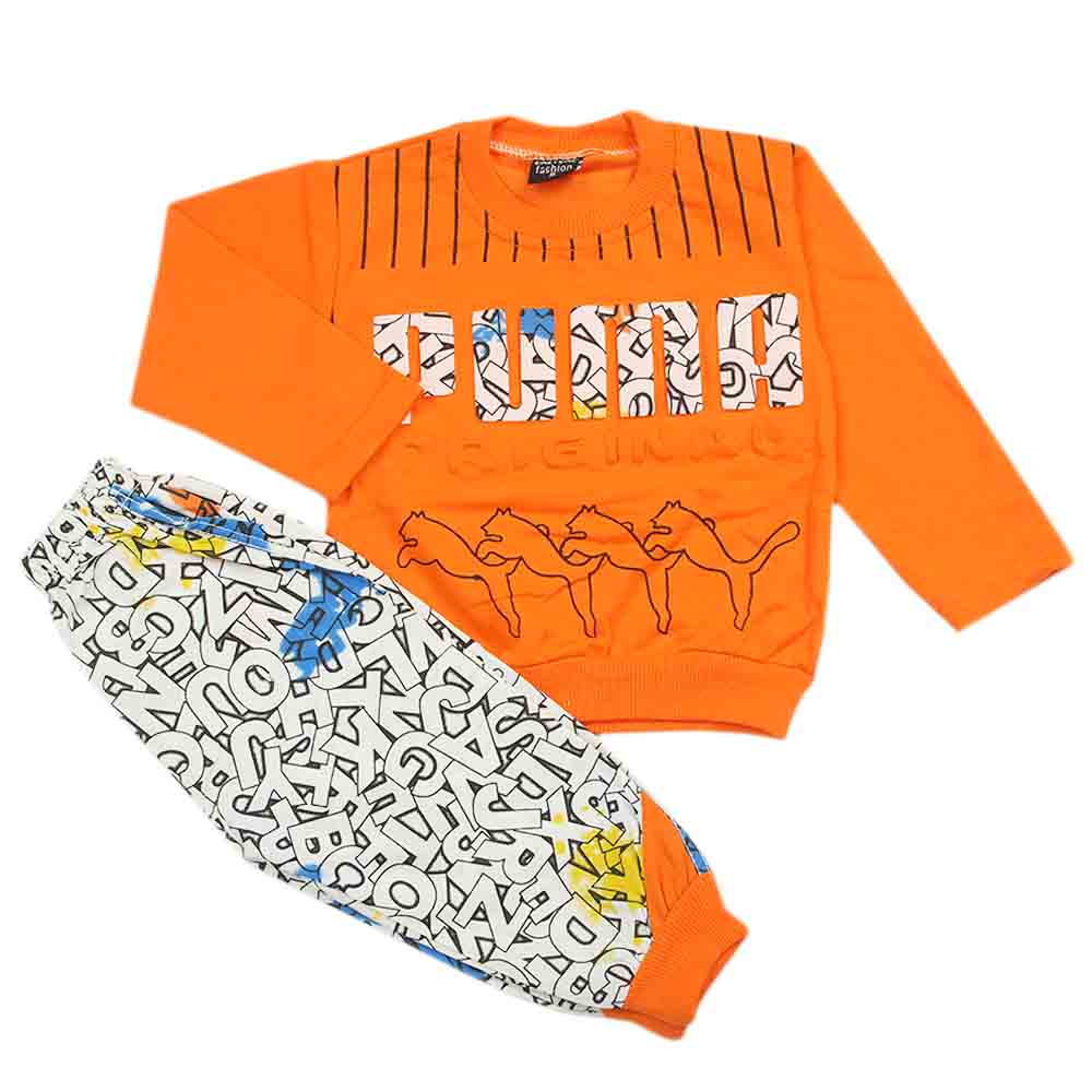 Boys Full Sleeves Suit - Orange, Boys Sets & Suits, Chase Value, Chase Value