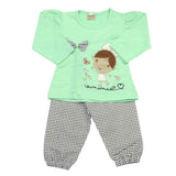 Girls Full Sleeves Suit - Light Green, Girls Suits, Chase Value, Chase Value