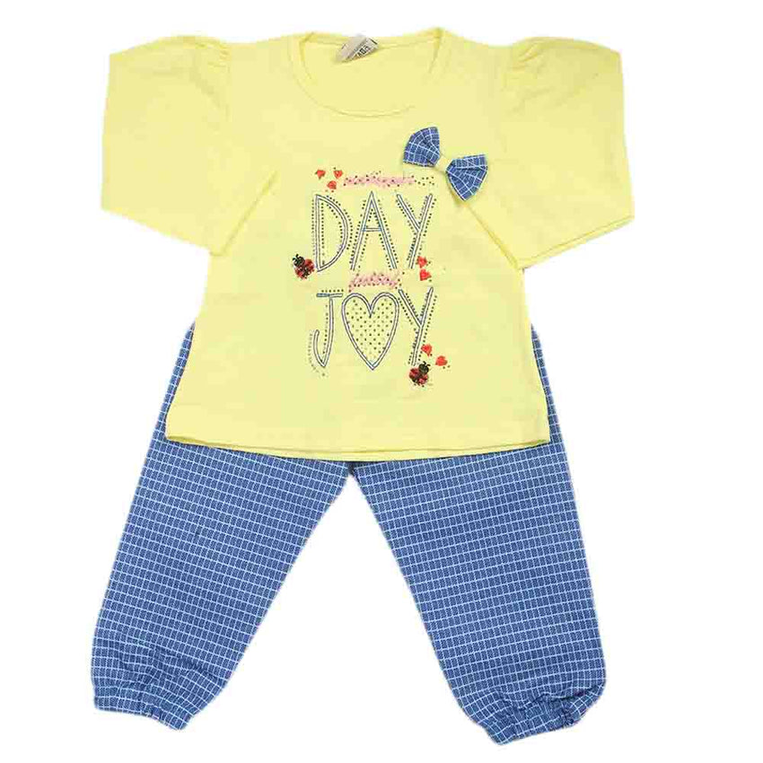Girls Full Sleeves Suit - Yellow, Girls Suits, Chase Value, Chase Value