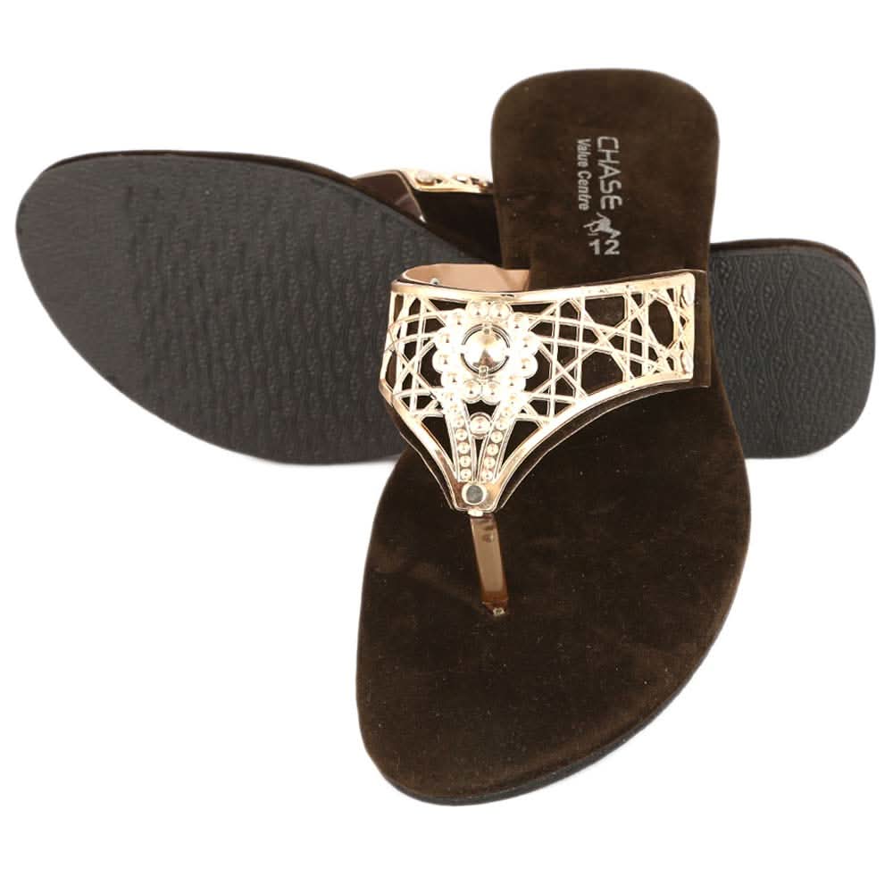 Women's Slipper (R-50) - Brown, Women, Slippers, Chase Value, Chase Value