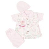 Newborn Girls Half Sleeves Suit - Pink, Kids, Newborn Girls Sets And Suits, Chase Value, Chase Value