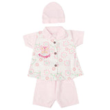 Newborn Girls Half Sleeves Suit - Pink, Kids, Newborn Girls Sets And Suits, Chase Value, Chase Value