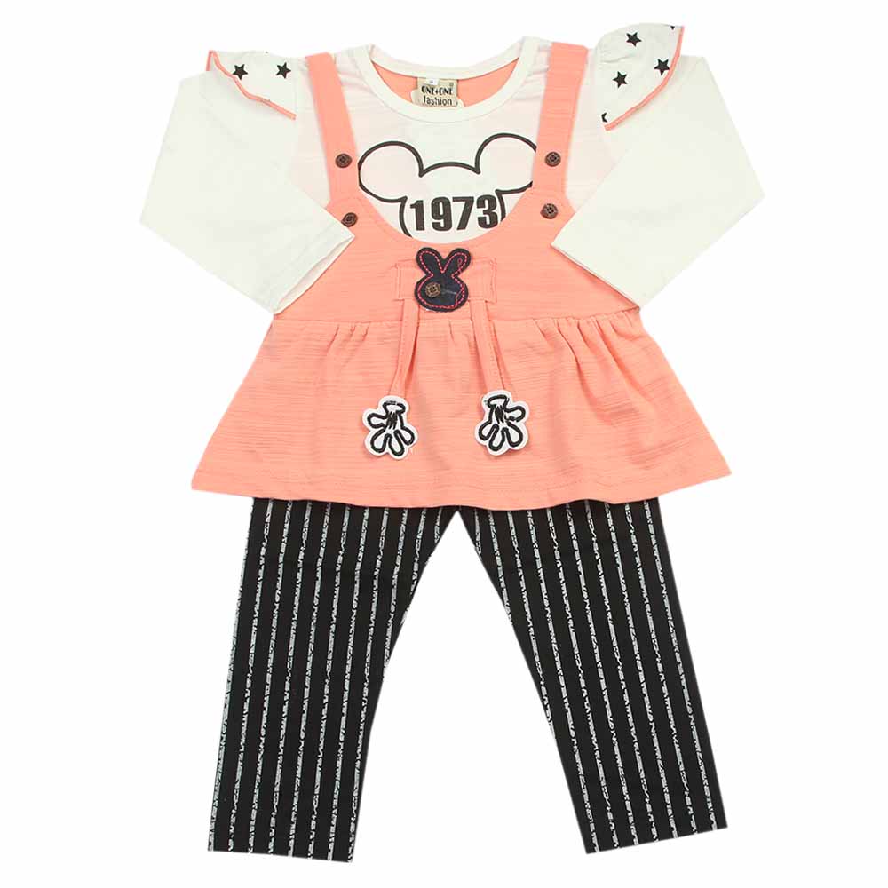 Girls Full Sleeves Suit - Peach, Girls Suits, Chase Value, Chase Value