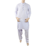 Men's Mashriq Slim Fit Suit - White, Men, Shalwar Kameez, Chase Value, Chase Value