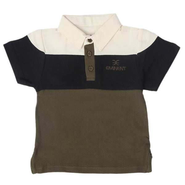 Eminent Boys Half Sleeves Polo T-Shirt - Fawn, Boys T-Shirts, Eminent, Chase Value