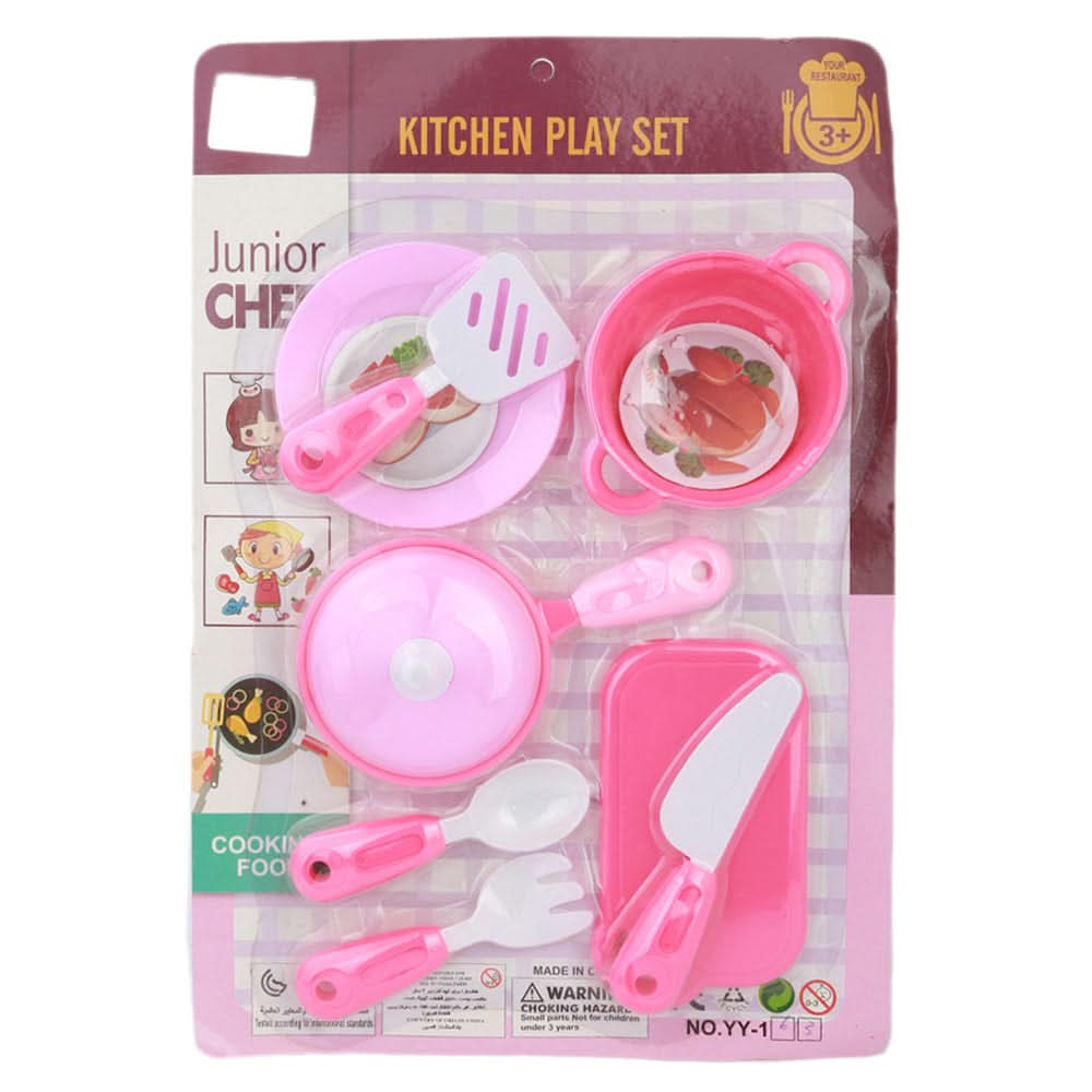 Kitchen Play Set - Pink, Kids, Cosmetic and Kitchen Sets, Chase Value, Chase Value