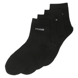 Men’s 2 Pieces Long Ankle Socks - Black, Men, Mens Socks, Chase Value, Chase Value