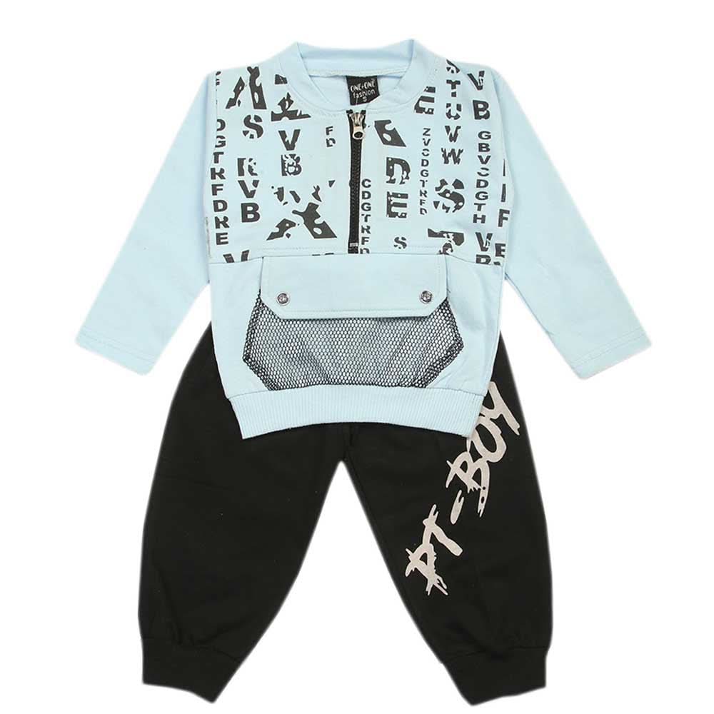 Boys Full Sleeves Suit - Light Blue, Boys Sets & Suits, Chase Value, Chase Value