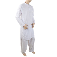 Men's Mashriq Regular Slim Shalwar Suit - White, Men, Shalwar Kameez, Chase Value, Chase Value
