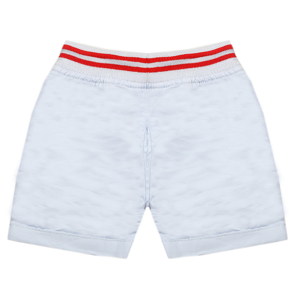 Newborn Boys Cotton Shorts - Light Blue, Kids, Newborn Boys Shorts And Pants, Chase Value, Chase Value