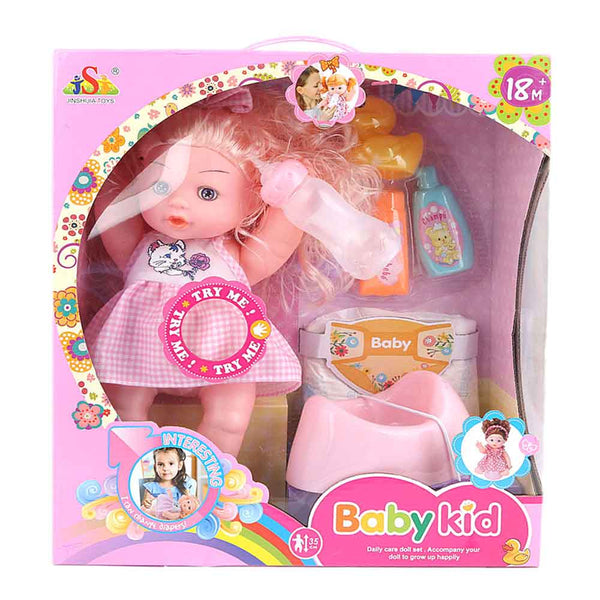 Baby Doll 6 Pcs - Pink - test-store-for-chase-value