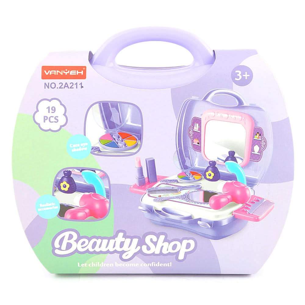 Beauty Set 19 Pcs - Purple - test-store-for-chase-value