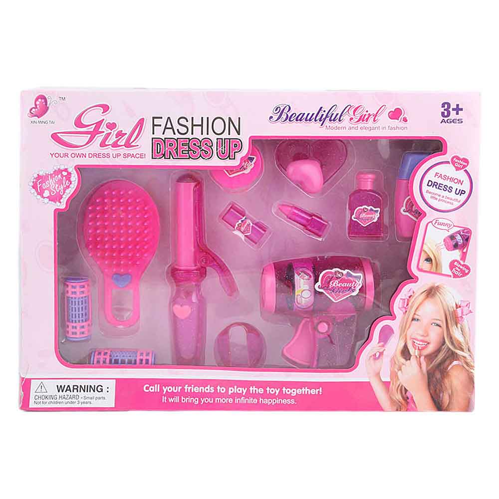 Beauty Set 11 Pcs - Pink - test-store-for-chase-value