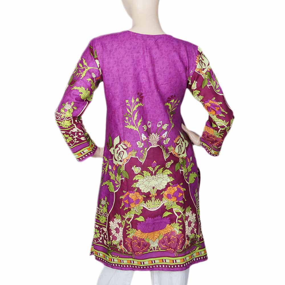 Women's Printed Kurti - Purple, Women's Fashion, Chase Value, Chase Value