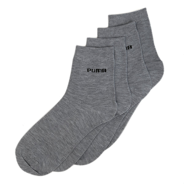 Men’s 2 Pieces Long Ankle Socks - Light Grey, Men, Mens Socks, Chase Value, Chase Value