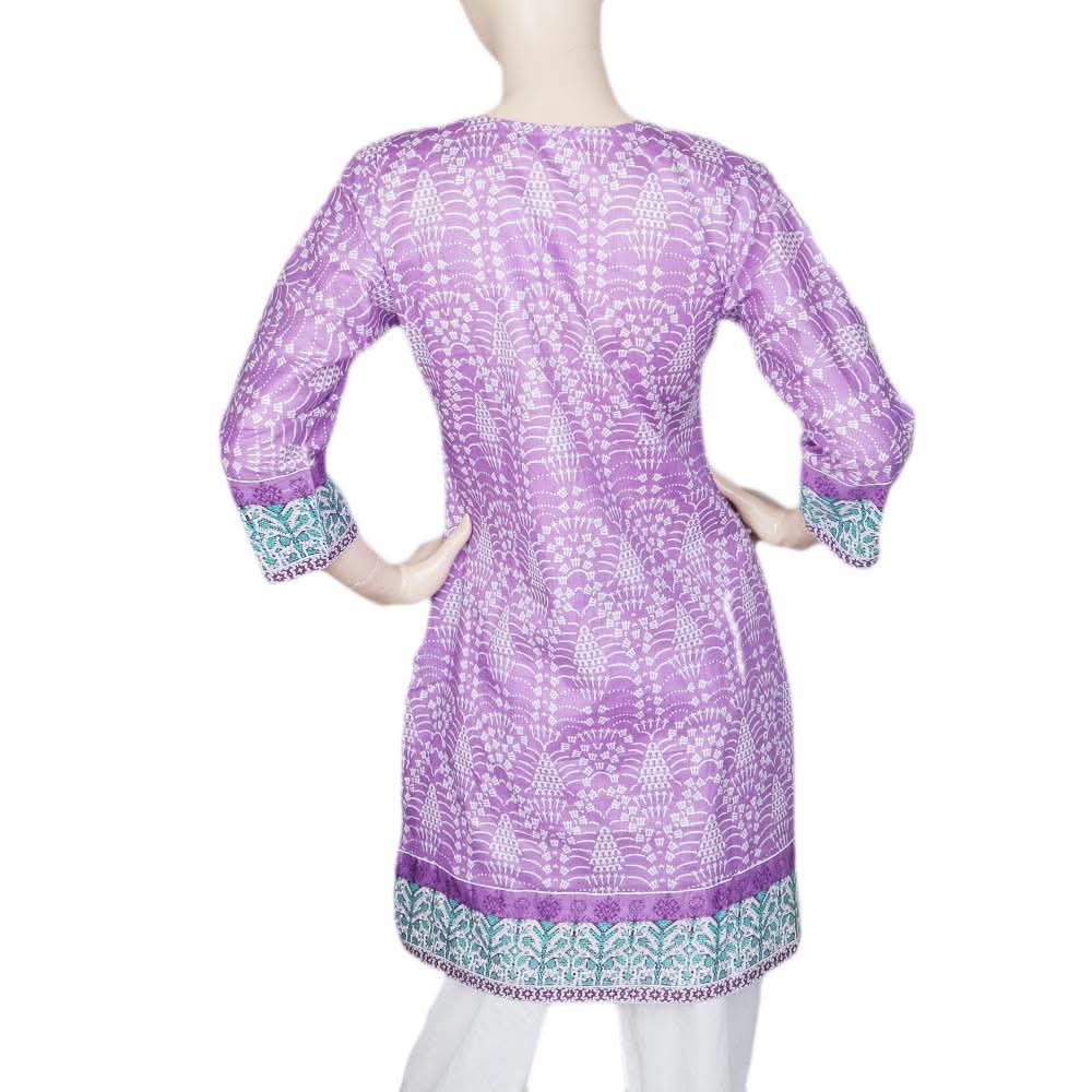 Women's Printed Kurti - Purple, Women's Fashion, Chase Value, Chase Value