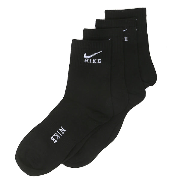 Men’s 2 Pieces Long Ankle Socks - Black, Men, Mens Socks, Chase Value, Chase Value