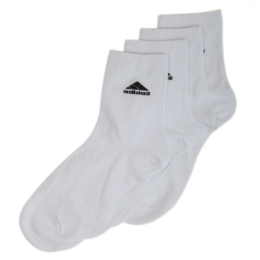 Men’s 2 Pieces Long Ankle Socks - White, Men, Mens Socks, Chase Value, Chase Value