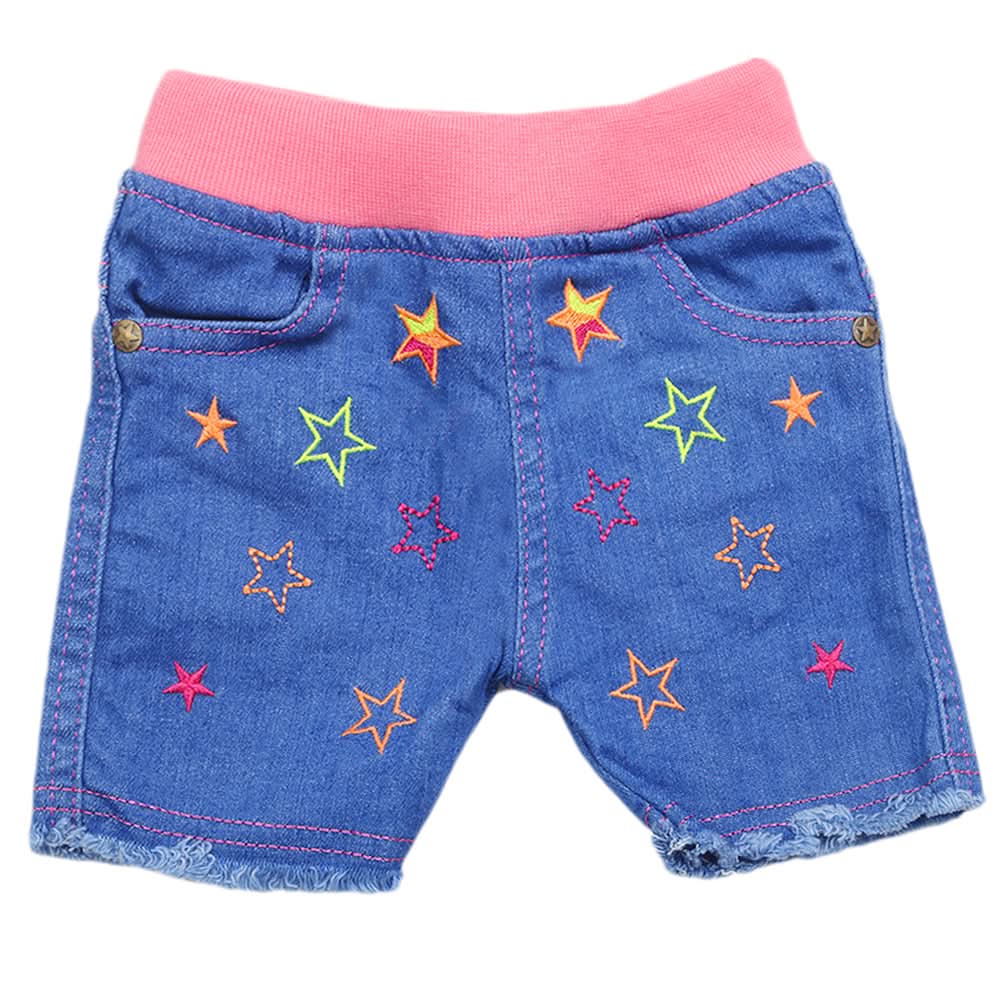 Newborns Girls Short - Blue, Kids, Newborn Girls Shorts Skirts And Pants, Chase Value, Chase Value
