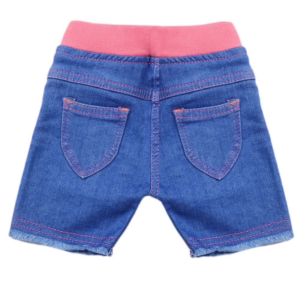 Newborns Girls Short - Blue, Kids, Newborn Girls Shorts Skirts And Pants, Chase Value, Chase Value