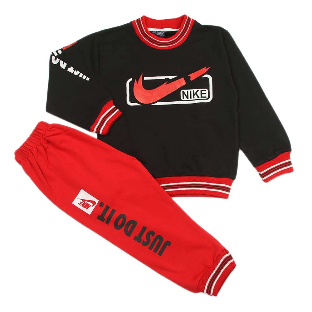 Boys Full Sleeves 2Pcs Suits - Black, Boys Sets & Suits, Chase Value, Chase Value