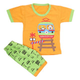 Boys Half Sleeves Suit - Orange, Kids, New Born Boys Sets And Suits, Chase Value, Chase Value