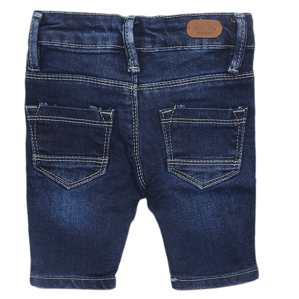 Newborns Girls Denim Pant - Dark Blue, Kids, Newborn Girls Shorts Skirts And Pants, Chase Value, Chase Value