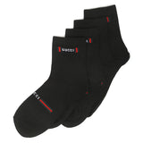 Men’s 2 Pieces Long Ankle Socks - Black, Men, Mens Socks, Chase Value, Chase Value