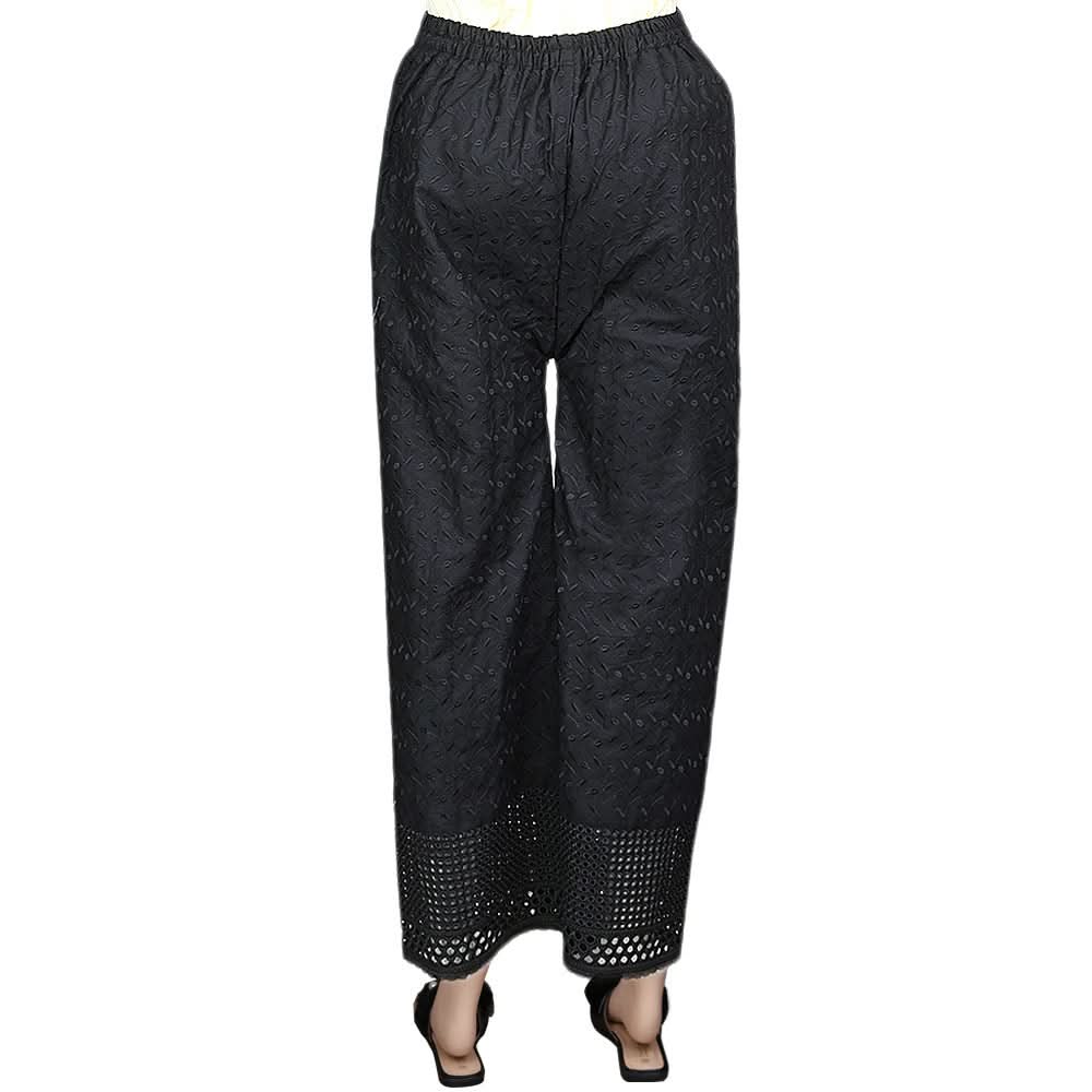 Women's Bell Bottom Chikan's Trouser -  black, Women, Pants & Tights, Chase Value, Chase Value