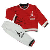Boys Full Sleeves 2Pcs Suits - Red, Boys Sets & Suits, Chase Value, Chase Value