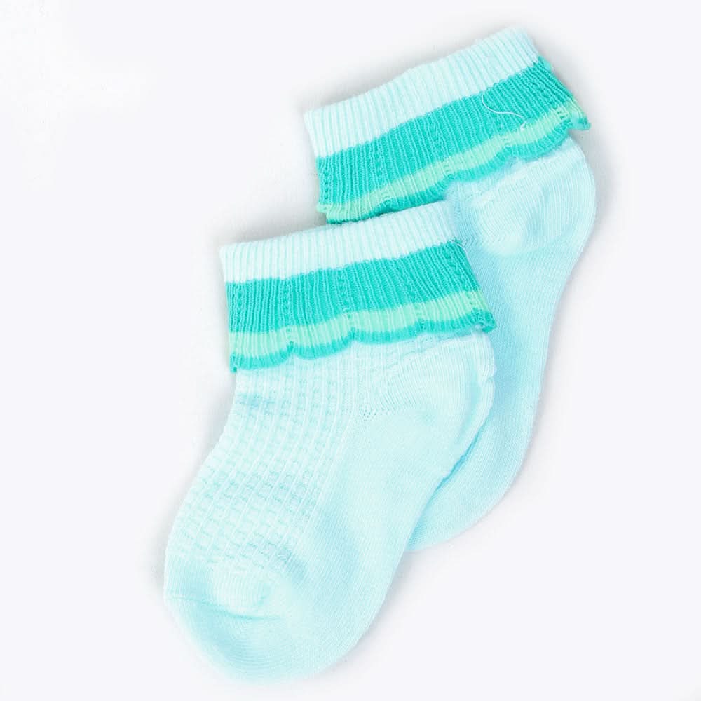 Girls Fancy Socks - Cyan, Kids, Girls Socks, Chase Value, Chase Value