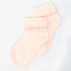 Girls Fancy Socks - Peach, Kids, Girls Socks, Chase Value, Chase Value