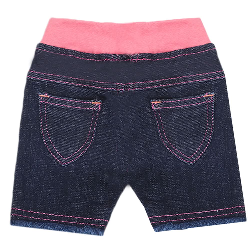 Newborns Girls Short - Dark Blue, Kids, Newborn Girls Shorts Skirts And Pants, Chase Value, Chase Value