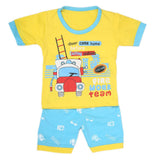 Boys Half Sleeves Suit - Yellow, Kids, New Born Boys Sets And Suits, Chase Value, Chase Value