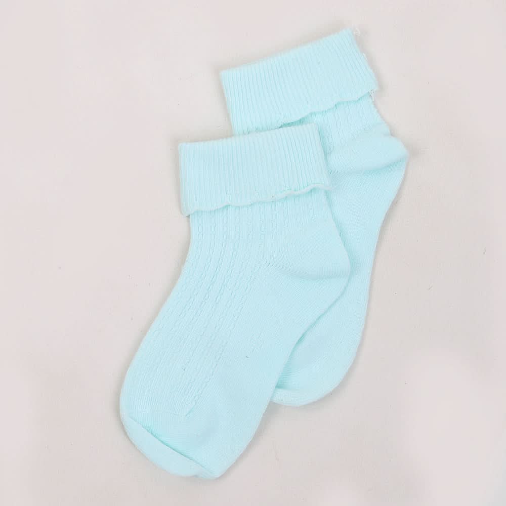 Girls Fancy Socks - Cyan, Kids, Girls Socks, Chase Value, Chase Value