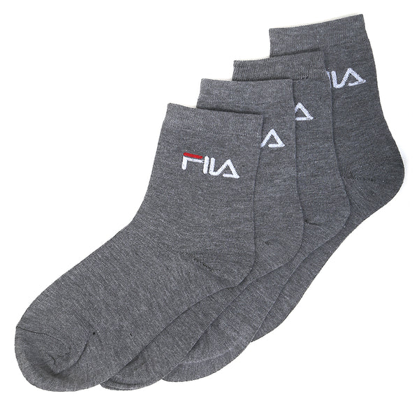 Men’s 2 Pieces Long Ankle Socks - Grey, Men, Mens Socks, Chase Value, Chase Value