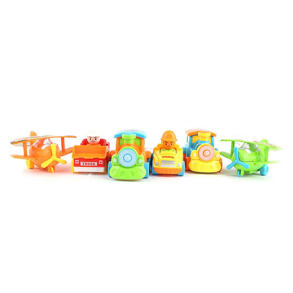 Friction Toy Set 6 Pcs - Multi - test-store-for-chase-value