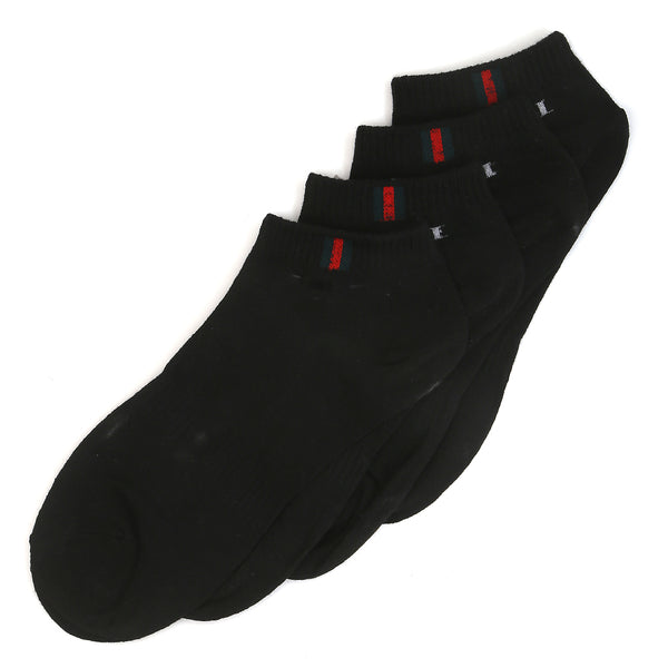 Men’s 2 Pieces Ankle Socks - Black, Men, Mens Socks, Chase Value, Chase Value