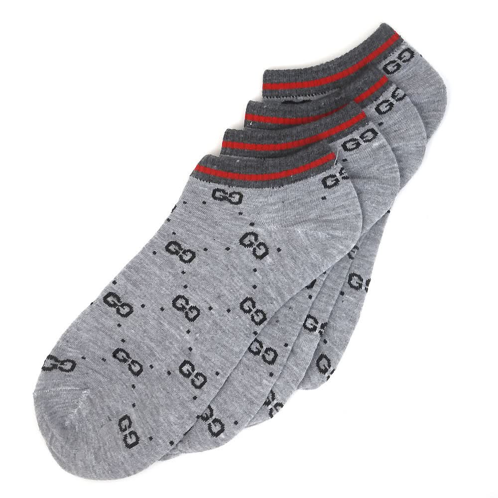 Men’s 2 Pieces Ankle Socks - Light Grey, Men, Mens Socks, Chase Value, Chase Value