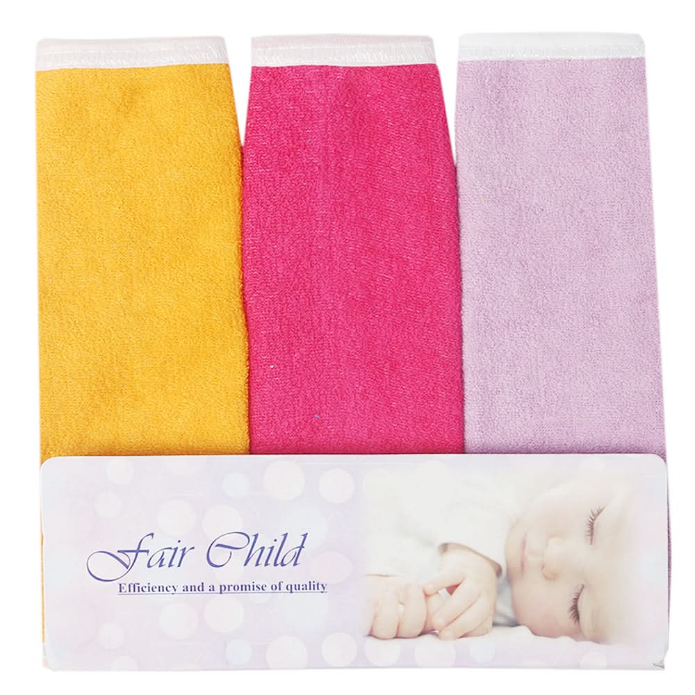 Newborn 3Pcs Face Towel - Multi, Kids, Bibs & Towels, Chase Value, Chase Value