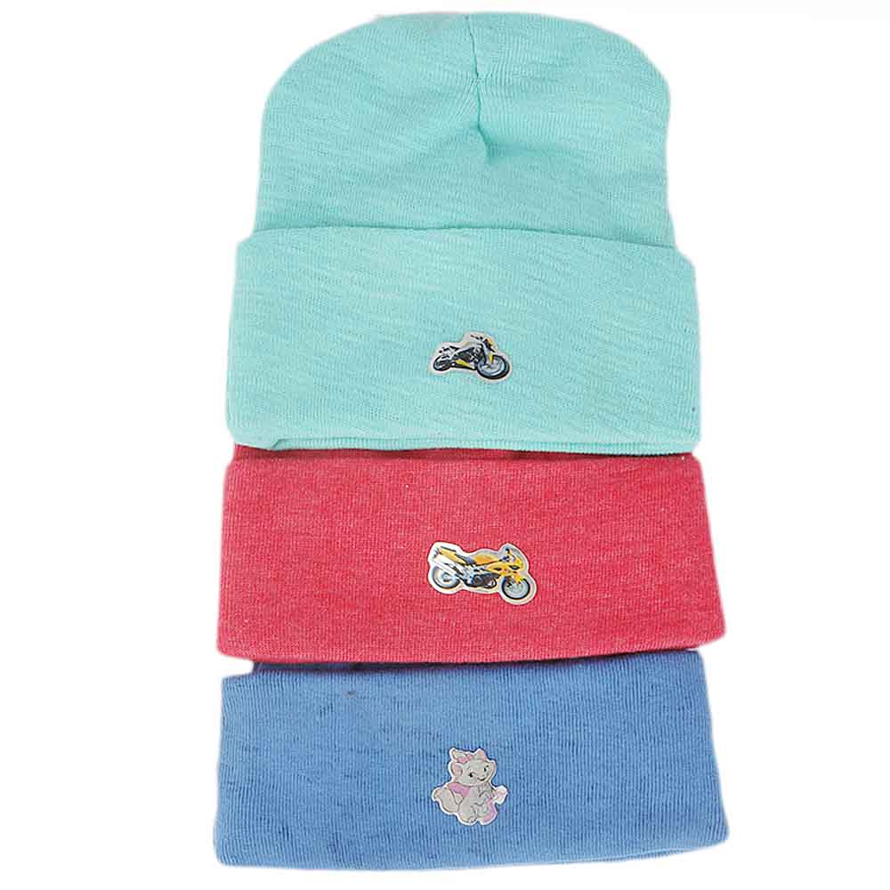 New Born Cap Set 3 pcs - Multi, Kids, Caps And Sets, Chase Value, Chase Value